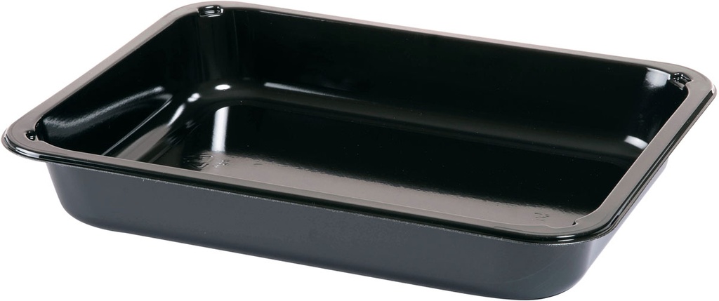 Barquette menu 1 compartiment noir Duniform 225x175x34mm 960ml