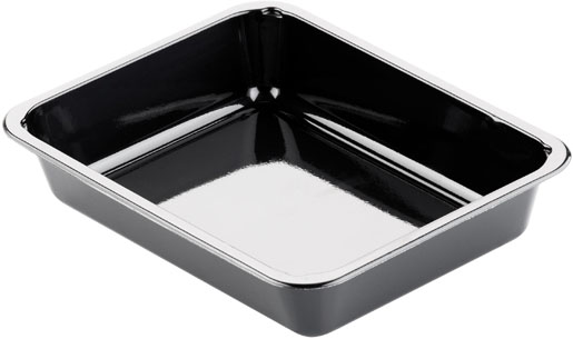 Barquette menu 1 compartiment noir Duniform 225x175x43mm 1200ml