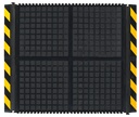 Tapis anti-fatigue Hog Heaven Linkable Yellow milieu du tapis 915 x 1111 mm
