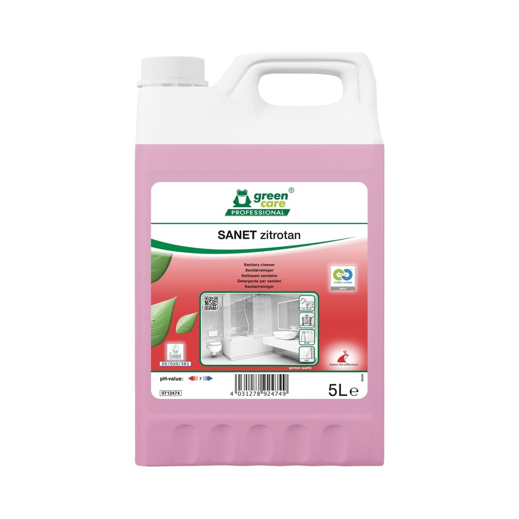 Sanet zitrotan Nettoyant sanitaire 5L