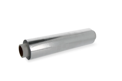 [1508] Rol aluminiumfolie in blik 45cm x 150m 11mic 