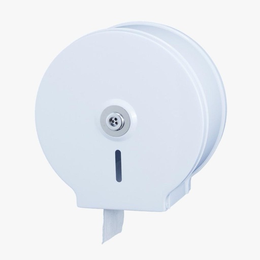 [4347] Dispenser roll toilet paper Mini Jumbo white steel 