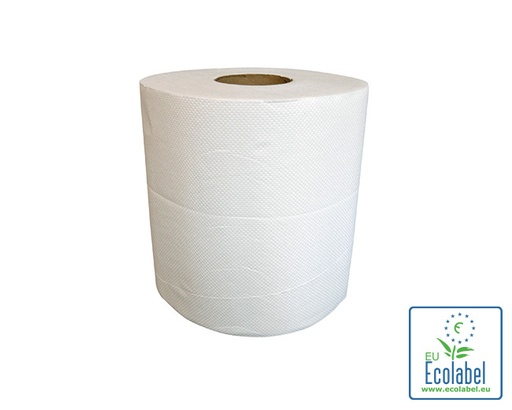 [6070] Rouleau essuie-tout MIDI cellulose 2 plis 18,6cm 6x87m