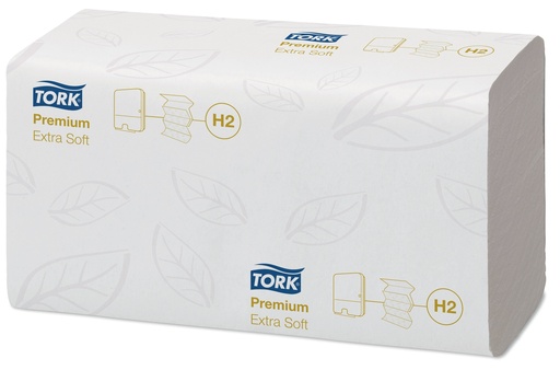 [10546] Xpress gefaltete Handtücher in m Zellulose 2-lagig 34x21,2cm T100297 H2 
