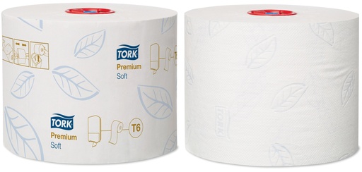 [10725] Papier toilette compact 2 plis 27x90m T127520 T6