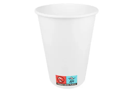[65921] Koffiebeker360cc 12oz Ø90mm wit karton 20X50 