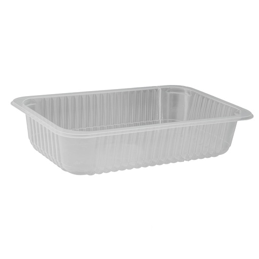 [66458] Ravier rectangle RPP transparent 1000cc Euroboxx 186x133x63mm