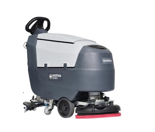 [3518] Nilfisk SCR401 BD towed washer Full Pkg 
