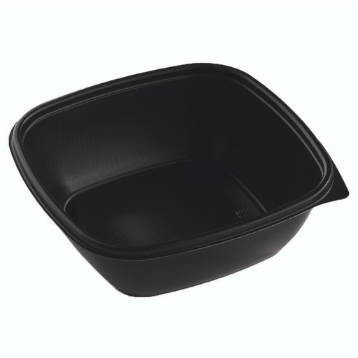 [66357] Ravier Quadrat schwarz Sabert Hotpack HOT76124 16X16X6cm 750ML
