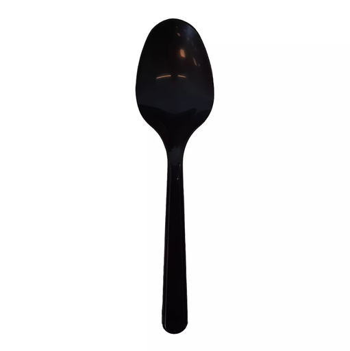 [66208] Zwarte lepel Herbruikbaar PP 18cm 20x50P 