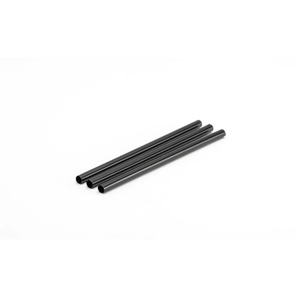 [66213] Reusable Straws Black 8x240mm 250p 