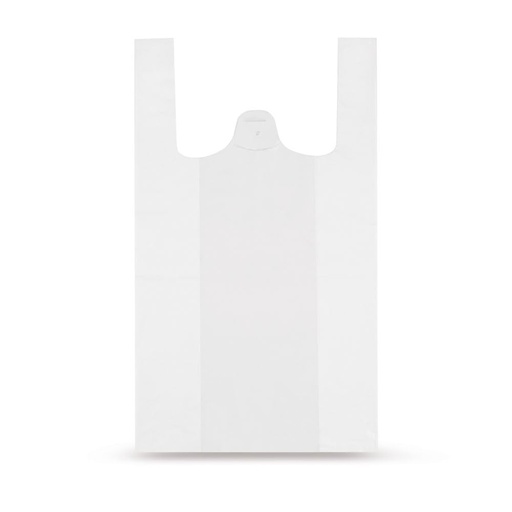 [54546] Strap bags 30+18x55cm 50mu white 