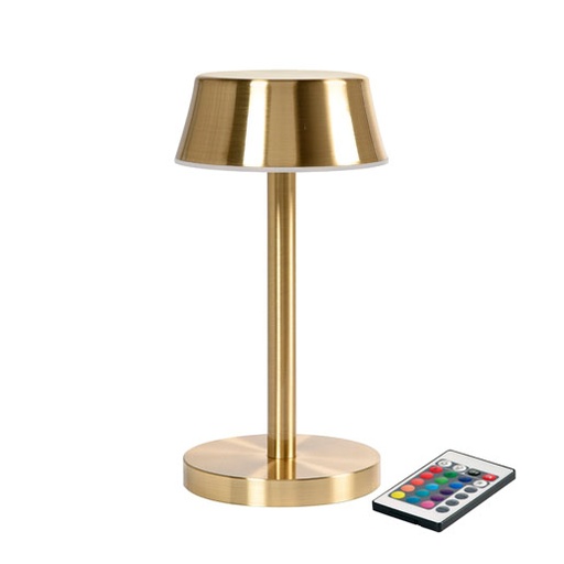 [6118] Lampe de table Duni LED Nour Gold 10x20cm