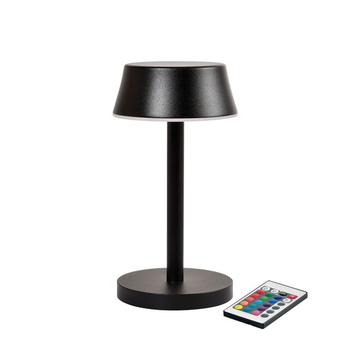 [6119] Table lamp Duni LED Nour Black 10x20cm 