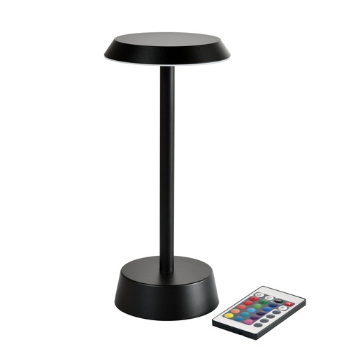[6110] Table lamp Duni LED Nour Graphite 11.9x26.3cm 