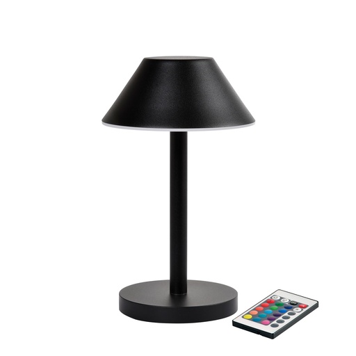 Tafellamp Duni LED Zelda Zwart 12x21cm 