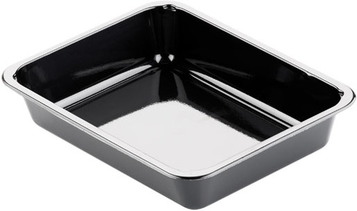 Barquette menu 1 compartiment noir Duniform 225x175x43mm 1200ml